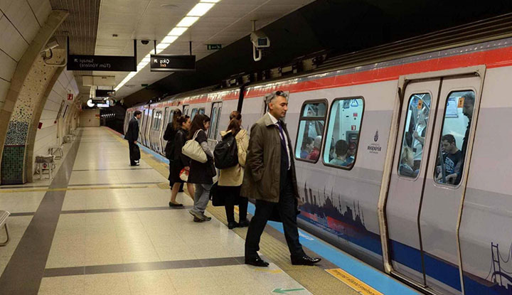 İstanbul'da metro saatlerinde değişiklik