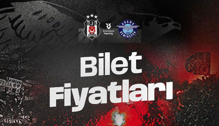 Beşiktaş-Adana Demirspor maçı biletleri satışa çıkıyor! İşte satış tarihi!