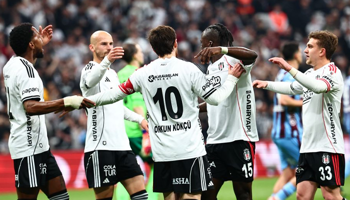 Beşiktaş, derbide Trabzonspor’a mağlup oldu!