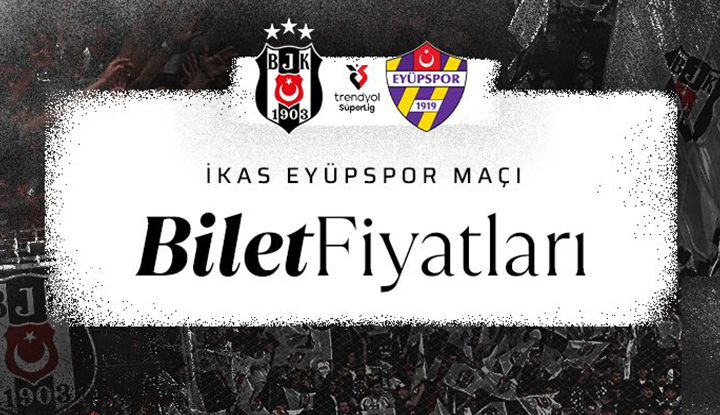 Beşiktaş, Eyüp maçı biletleri hakkında bilgilendirme yaptı!