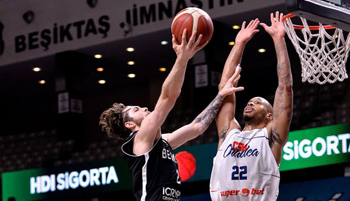 Beşiktaş Icrypex, Europe Cup'ta CSM CSU Oradea'ya mağlup
