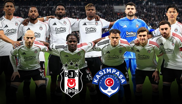 Beşiktaş’ın Kasımpaşa karşısında ilk 11’i belli oldu!