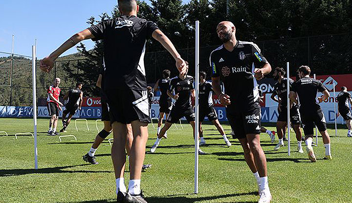 Beşiktaş'ta Tayfur Bingöl ile Nathan Redmond ilk antrenmanlarına çıktı!