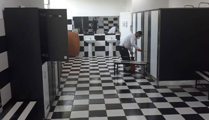 BJK Fulya Hakkı Yeten Tesisleri’nde dezenfekte çalışması!