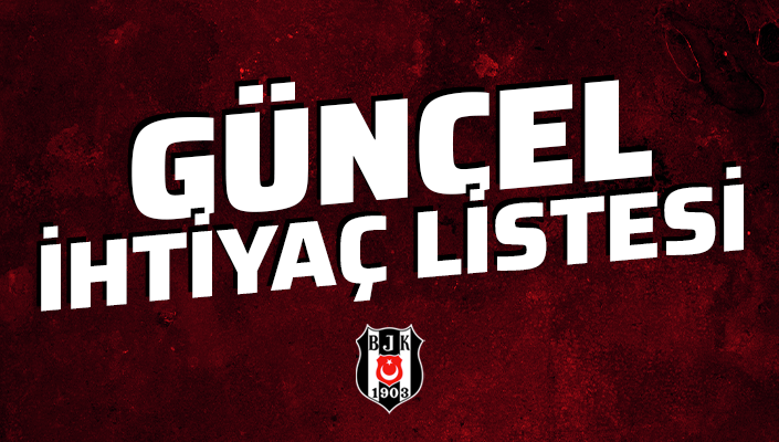 Deprem bölgesindeki vatandaşlarımızın güncel ihtiyaç listesi!