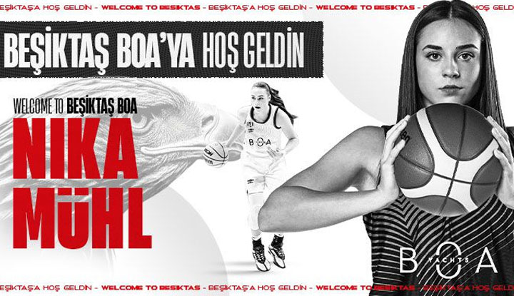 Nika Mühl resmen Beşiktaş BOA'da!