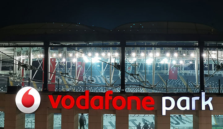 Vodafone Park'ta toplantı öncesi önlem! İşte o görüntüler...