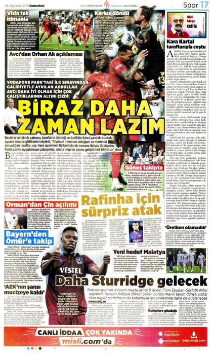 Beşiktaş'ın Göztepe galibiyeti gazete manşetlerine böyle yansıdı!