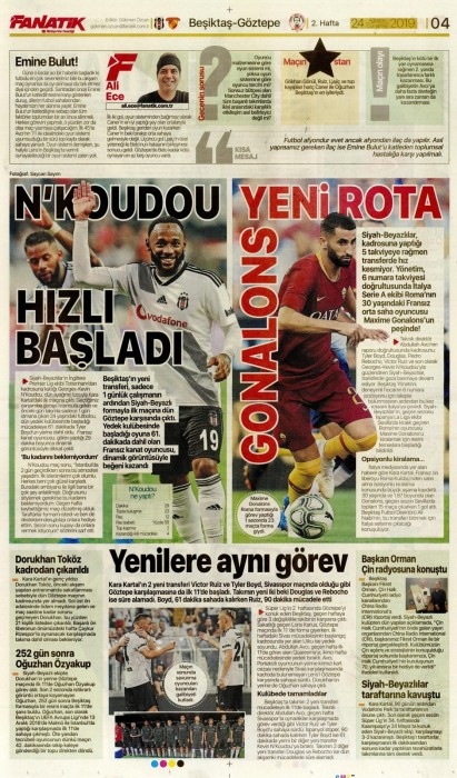 Beşiktaş'ın Göztepe galibiyeti gazete manşetlerine böyle yansıdı!