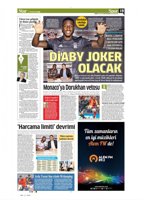 Transfer döneminin ardından gazetelerde Beşiktaş manşetleri (03.09.2019)