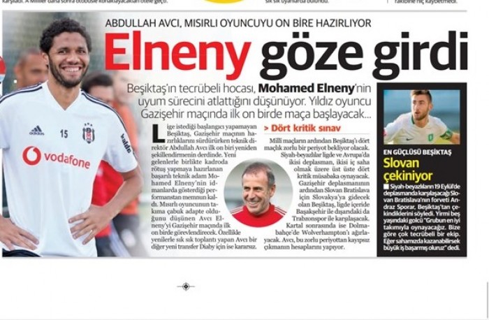 Gazetelerde günün Beşiktaş manşetleri! (10.09.2019)