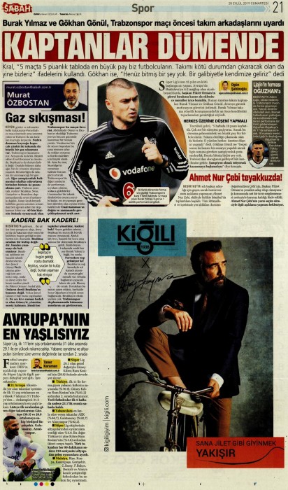 Gazetelerde günün Beşiktaş manşetleri! (28.09.2019)
