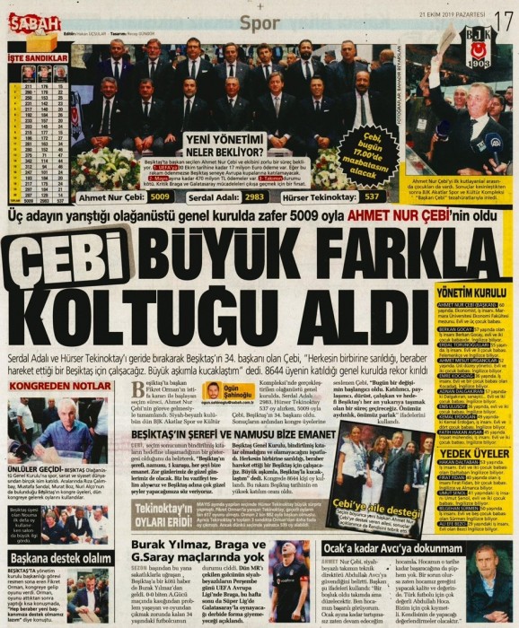 Gazetelerde Ahmet Nur Çebi manşetleri!