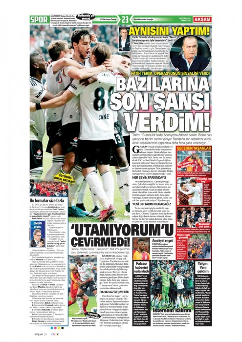Beşiktaş'ın derbi galibiyetinin ardından gazete manşetleri!