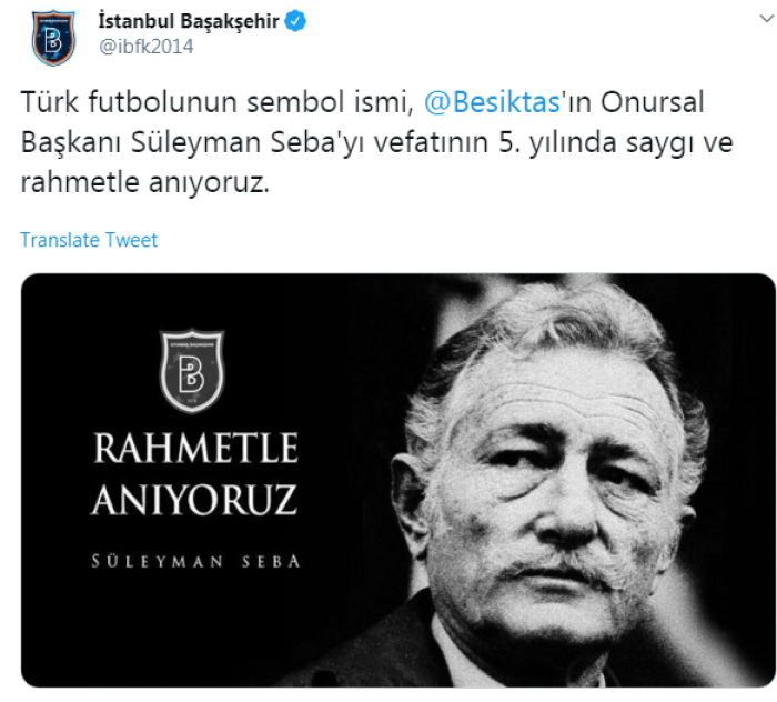 Süleyman Seba için anma mesajları yayınlandı!