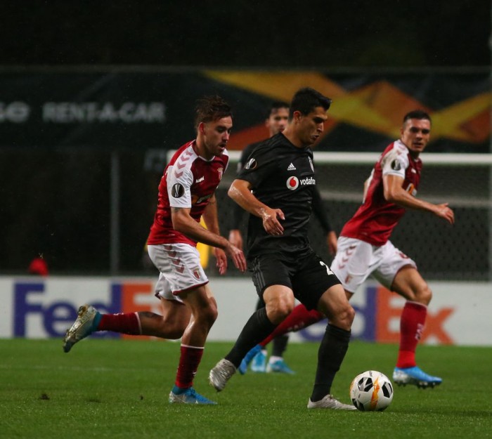 Braga-Beşiktaş maçından yansıyanlar!