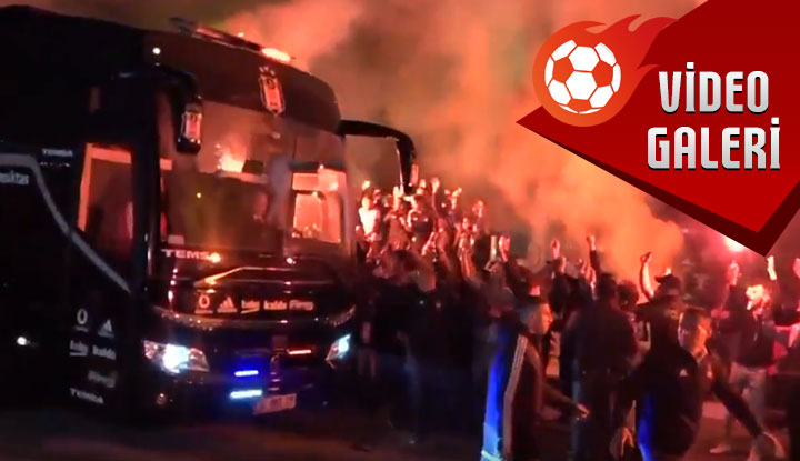 Beşiktaş'a Ümraniye'de coşkulu karşılama! Süreyya Soner, üçlü çektirdi!