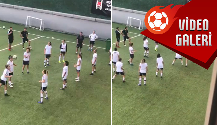 Beşiktaş Kadın Futbol Takımı önce şovunu yaptı, sonra çılgınlar gibi sevindi! İşte o görüntüler...