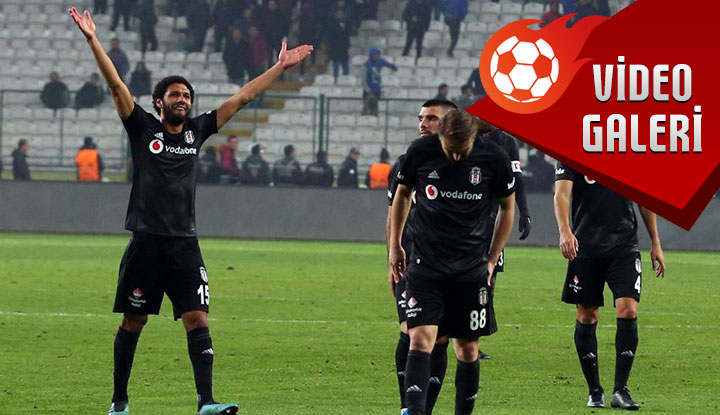 Konya'da statta ışıklar kapatıldı, Beşiktaş taraftarı şov yaptı! İşte o görüntüler...